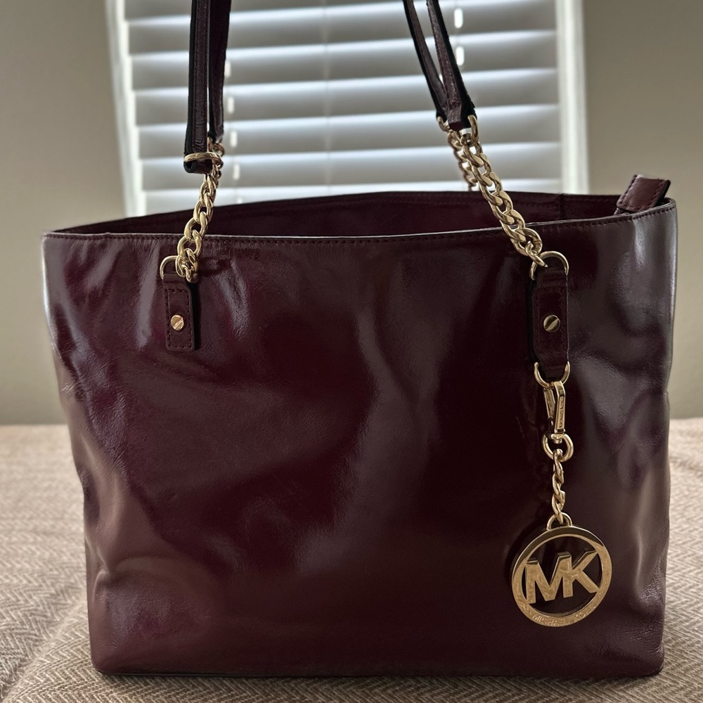 Michael Kors Burgundy Tote